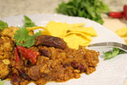 chilli con carne perfect with cheese and stew