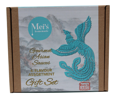 assortment asian sauce gift box