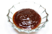 Hoisin sauce in a glass dish